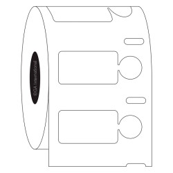 DYMO® LabelWriter™ Cryogenic SnapPEEL™ Labels for Frozen Surfaces – 28.6mm x 15.9mm rectangle + 11.1mm round | LabCollector Comp