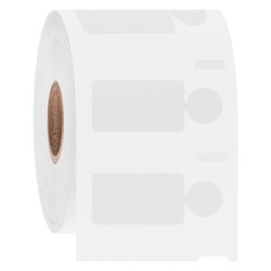 DYMO® LabelWriter™ Cryogenic SnapPEEL™ Labels for Frozen Surfaces – 28.6mm x 15.9mm rectangle + 11.1mm round | LabCollector Comp