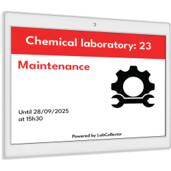 Large ESL – 182.5 × 128.9 mm Digital Lab Display