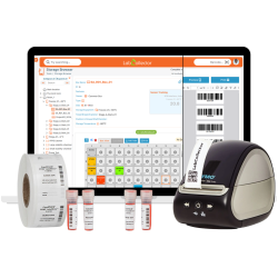 LabCollector + DYMO Labeling Pack (Annual License + Printer + 2 Cryogenic Label Rolls)