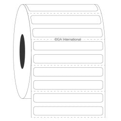 Cryogenic Labels for Frozen Surfaces – 38.1mm x 12.7mm | LabCollector Compatible